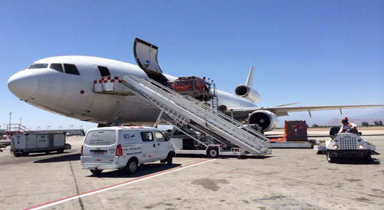 American Airlines incrementó carga transportada desde Chile