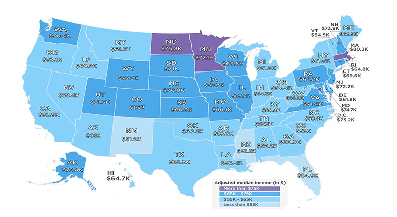 Mapping the Best (and Worst) Places for Millennials to Make a Living