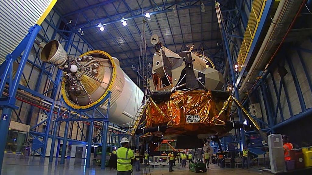 The Lunar Module “landed” at the Kennedy Space Center Visitor Complex