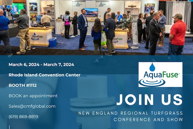 AquaFuse to participe in the 26th New England Regional Turfgrass Conference and Show