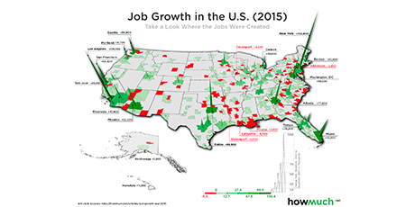 Visualizing U.S Job Market Growth (and Decline) in a 3D Map