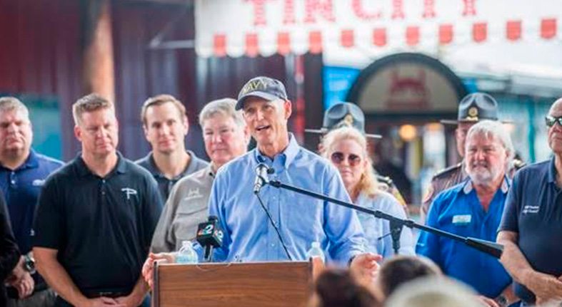 Governor Scott Attends Tin City Grand Reopening