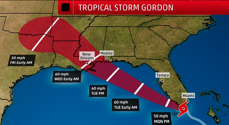 Gov. Scott: Remain Vigilant as Tropical Storm Gordon Moves Through ...