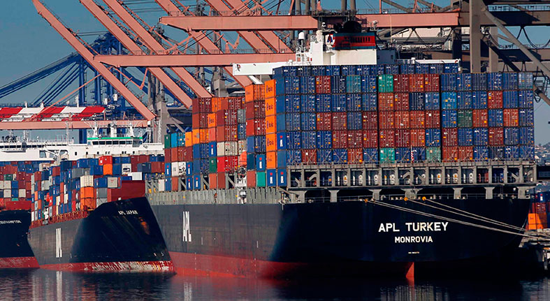 Import prices in the US fall in December for the second month in a row