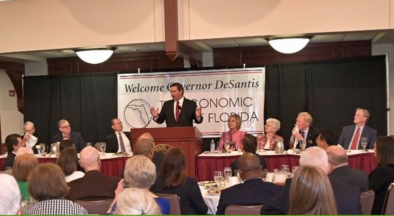 Governor DeSantis delivers Keynote Speech at Economic Club of Florida Luncheon