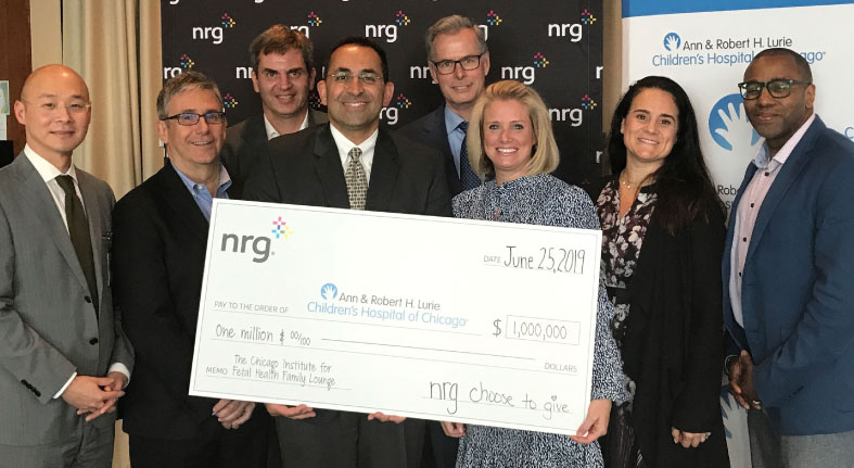 Lurie Children’s Dedicates New Family Lounge at The Chicago Institute for Fetal Health to NRG