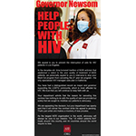 AHF Continues Call on Gov. Newsom to ‘Help People with HIV’