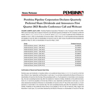 Pembina Pipeline Corporation Declares Quarterly Preferred Share Dividends and Announces First Quarter 2023 Results Conference Call and Webcast