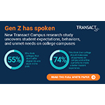 CORRECTING and REPLACING Transact Campus Announces National Study of Current College and High School Students Examining Financial Habits and Technology Use